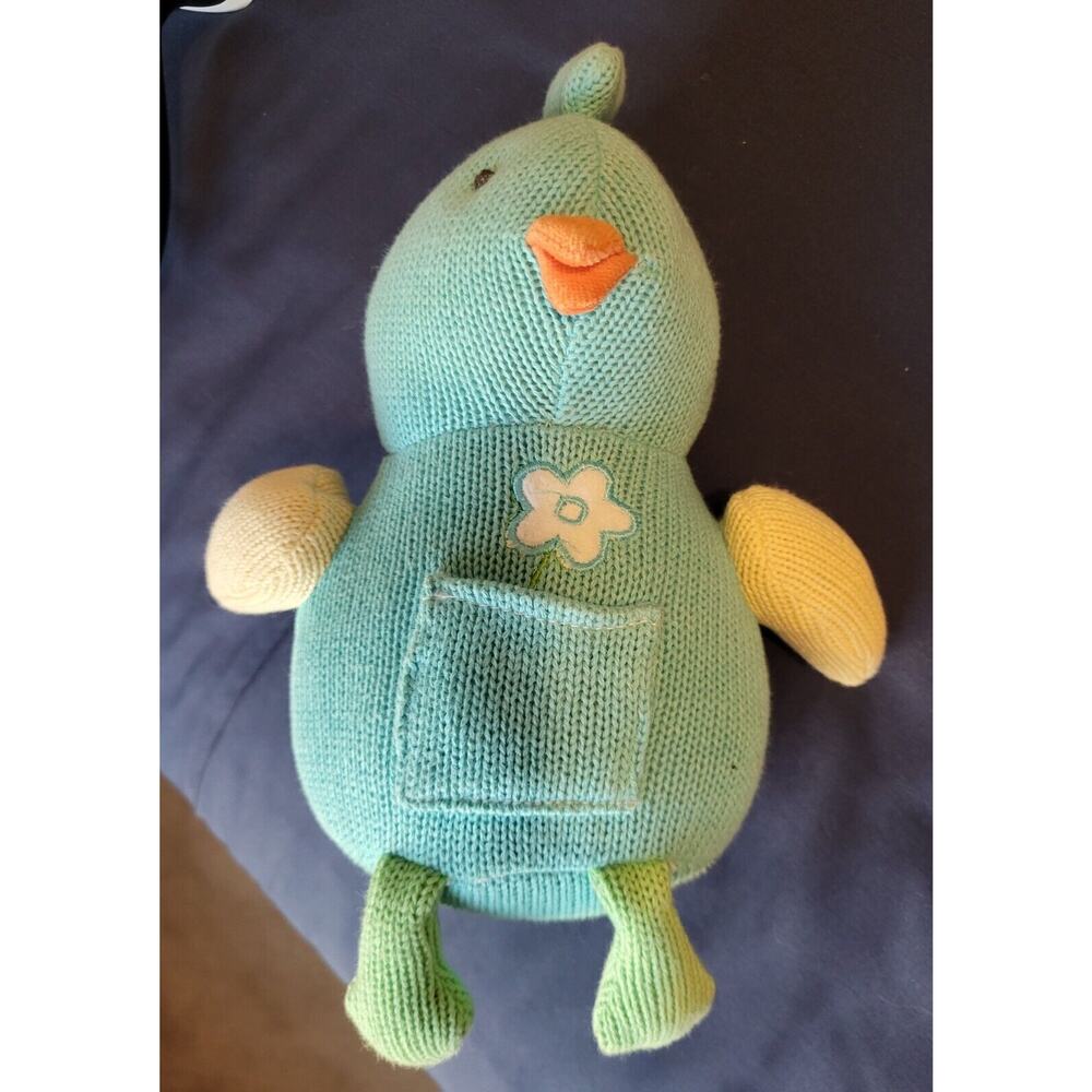 The Little Acorn Plush Finch Knit Bird Tooth fairy TOOTHFAIRY Pillow